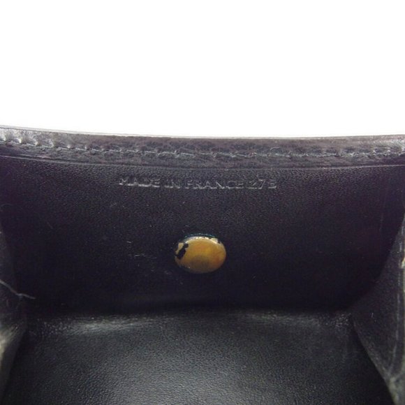 dunhill coin logo leather Auth used T10050 - Picture 6 of 7